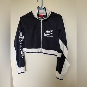 Nike crop zip up jacket